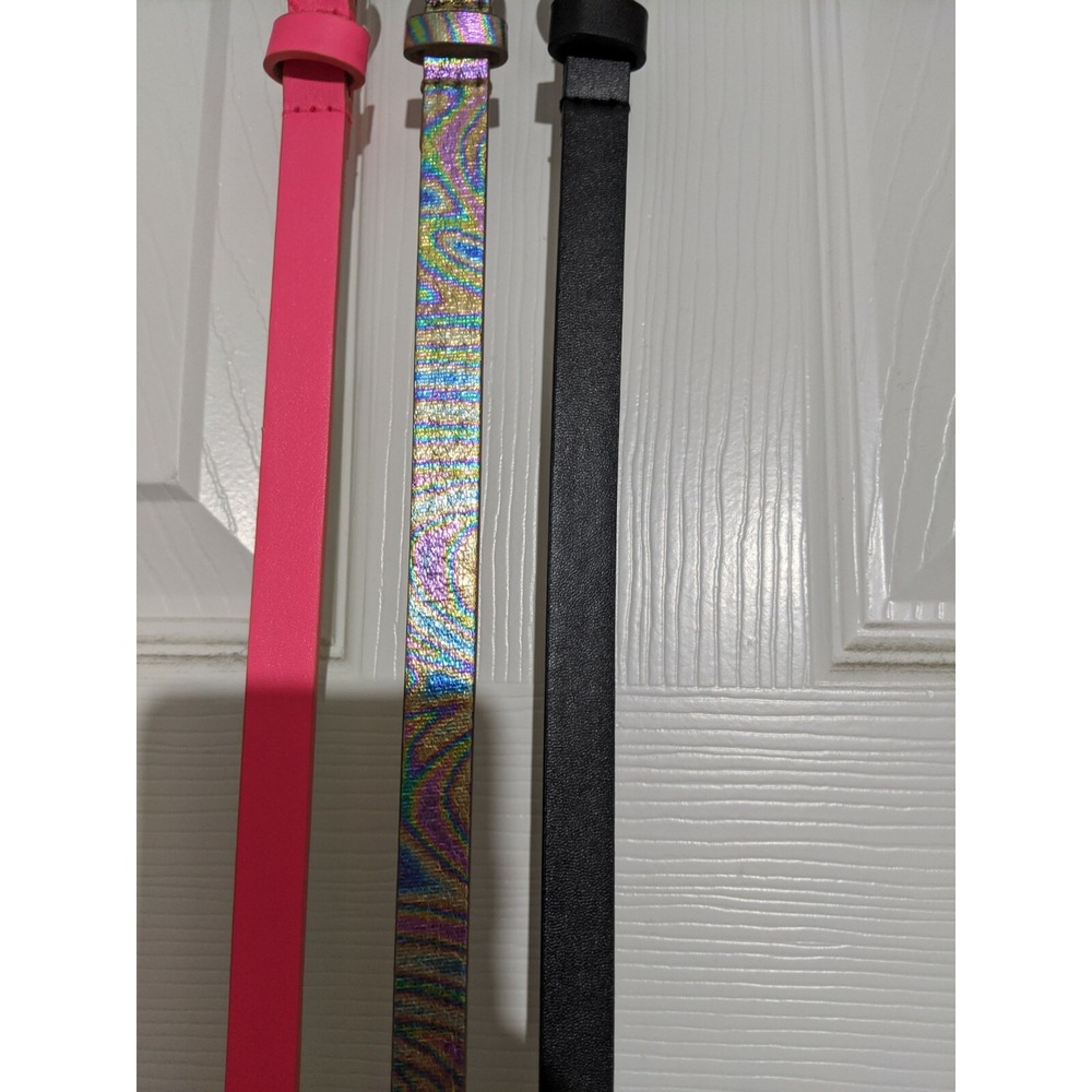 NOBO 3 Thin 1/2" Width Adjustable S-M Belts Accessories 39" Long NEW - Picture 4 of 5